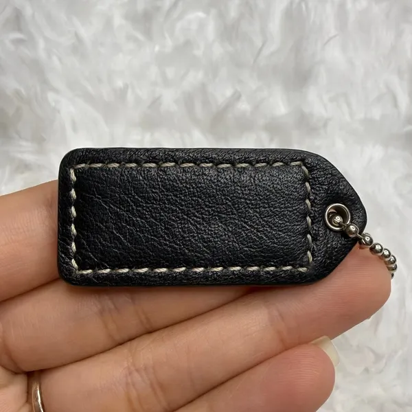 1.5" y2k COACH Fob Bag Charm Hang tag Hangtag - Image 2