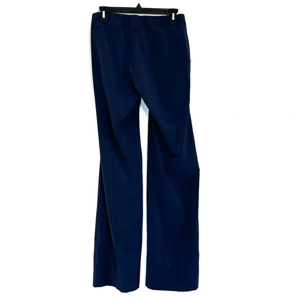 Athleta 4 S Venice High Rise Wide Leg Pant Navy Blue Pull-on Lightweight - Image 2