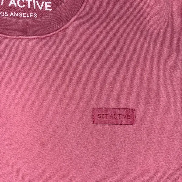 SET Active Berry Pink Cropped Sweatshirt  - Image 6
