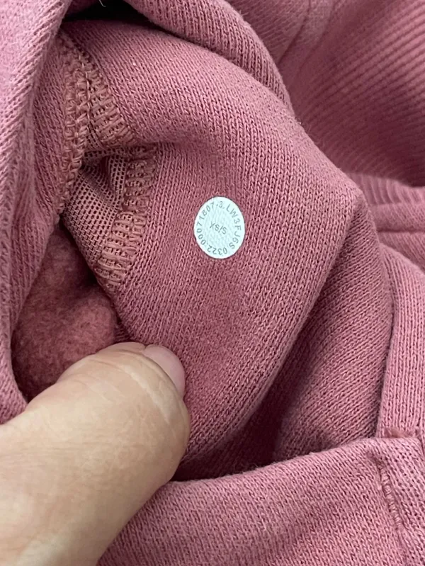 Women’s Lululemon Scuba Oversized Funnel Neck Half Zip Brier Rose XS/S - Image 11