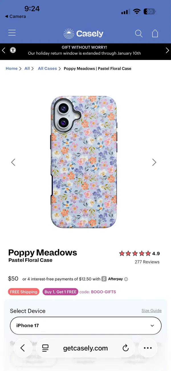 iPhone 17 Casely Phone Case Blue - Image 5