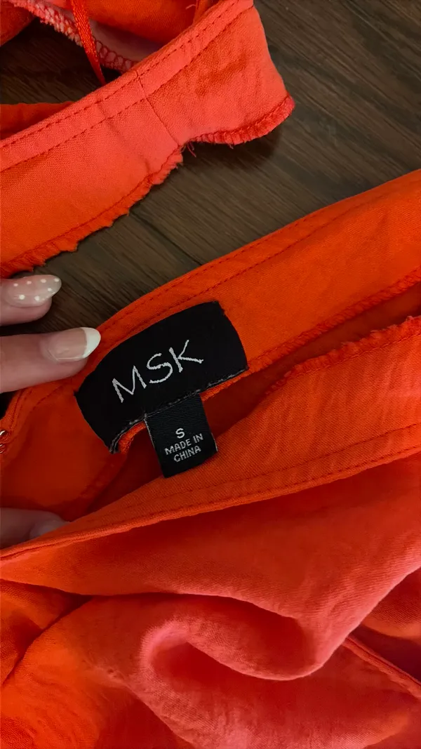 MSK macy romper Orange - Image 2