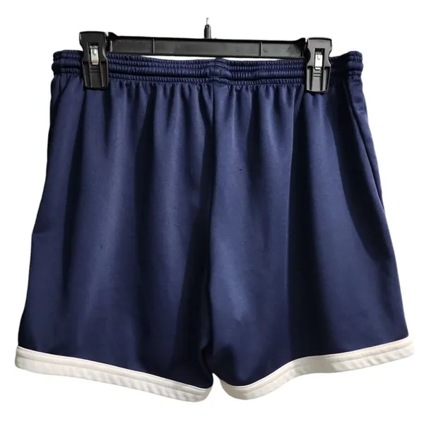 Nike Women's Navy Blue Athletic‎ Shorts with White Trim Comfortable Sporty M - Image 2