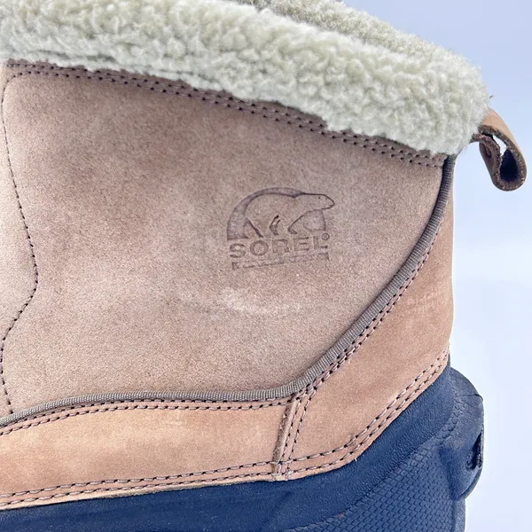 Sorel Snow Boots Women's Fleece Waterproof Winter Insulated Black‎ Brown 7.5 - Image 4