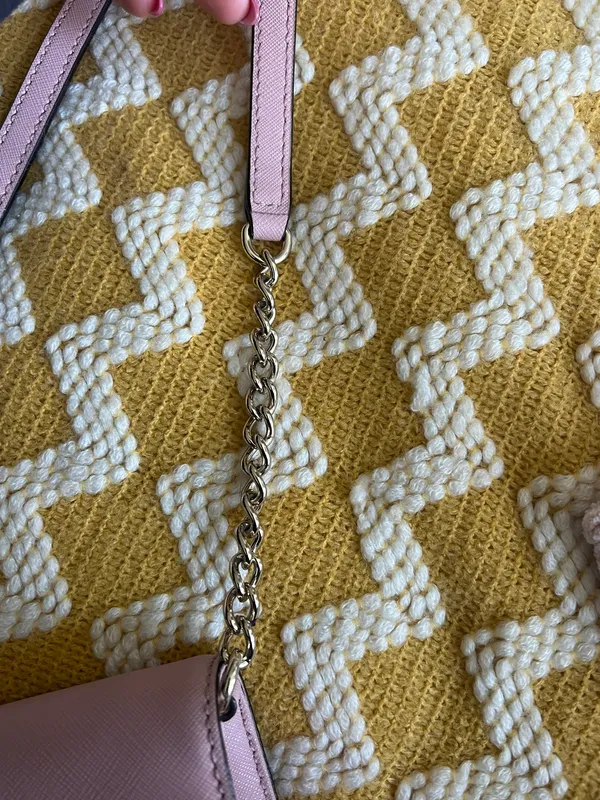 Kate Spade Pink Leather Cross Body Purse - Image 4