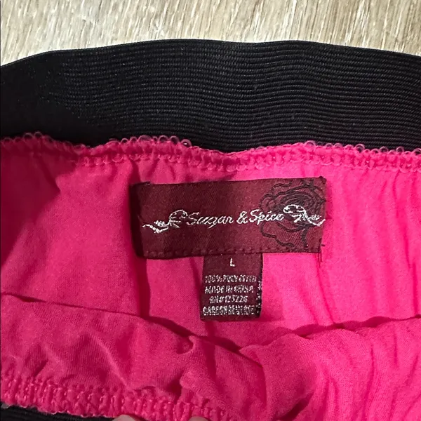 Glamorous Pink Sequin Mini Skirt Size L - Image 2