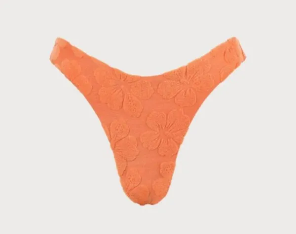 BERLOOK Floral Jacquard High Cut BIKINI BOTTOM ONLY 16 - Image 7