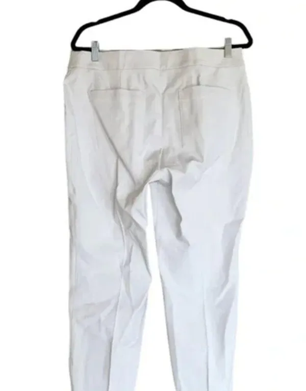 NWT SPANX On-the-Go Ankle Slim Straight Pants Classic White - Image 6