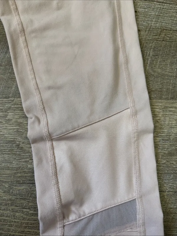 Alo High-Waist Moto Leggings in Pale Pink Size Medium - Image 4