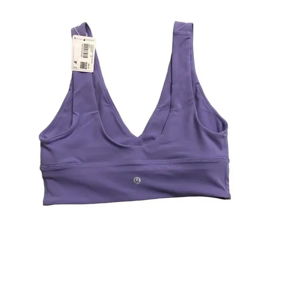 Lululemon Align V-Neck Bra *Light Support, A/B Cup - Dark Lavender Size 8 - Image 4