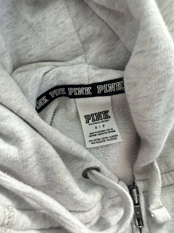 Victoria's Secret X Pink Zip Up Hoodie - Image 3