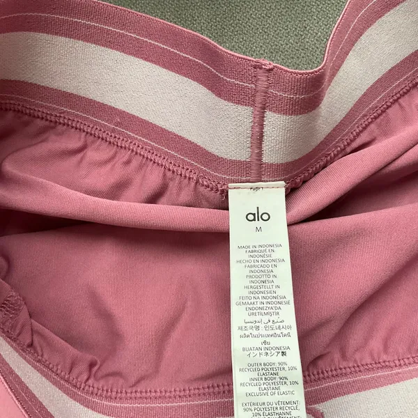 Alo Yoga Match Point Tennis Skirt Pink Wild Rose M - Image 3