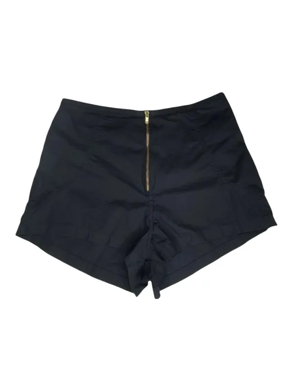 One Teaspoon ✌︎︎ High Waist Exposed Zip Front Lightweight Shorts ✌︎︎ Black XXS - Image 6