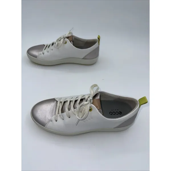 ECCO Soft Hydromax Women's‎ Leather Golf Shoes Size 41 Or 10.5 Extra Wide - Image 5