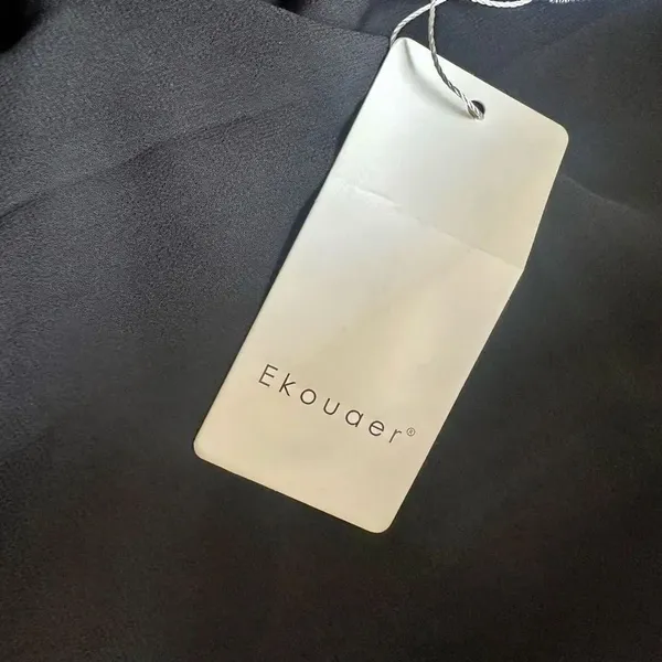 Ekouaer black wrap top size small - Image 7