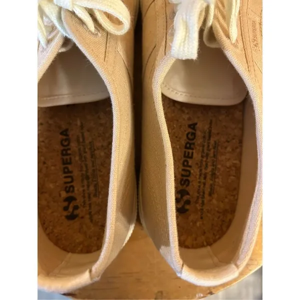 Superga 2750 Organic Canvas Natural Dye Mix Cream Eclipta Jam Root size 41/9.5 - Image 7