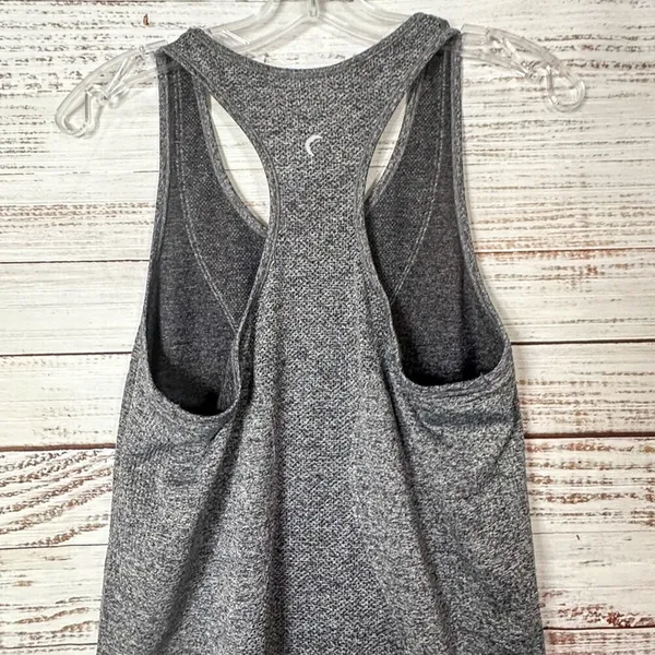 Zyia Active Gray Fog Copper Charged Racerback Tank, EUC, Size Medium - Image 8