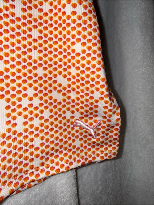 Puma size 10 orange polka dot skort - Image 5