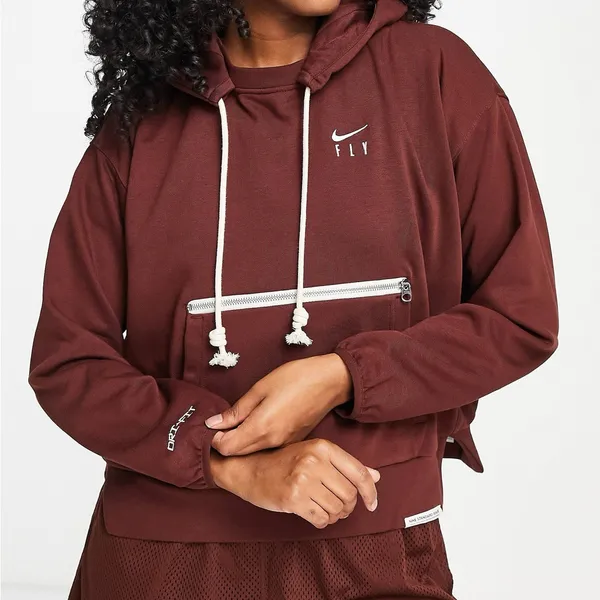 Nike Fly Brown Hoodie Hooded Sweatshirt - Image 3