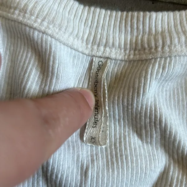 Gooseberry intimates ribbed tank top White Size XS - Image 3
