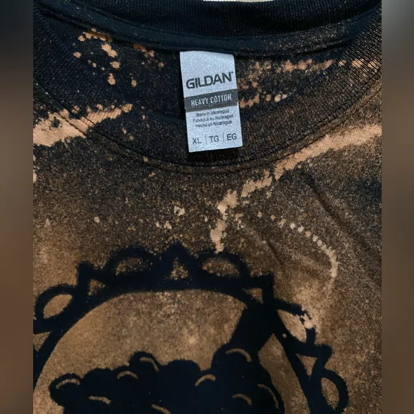 Gildan Halloween reverse tie dye‎ t-shirt - Image 2
