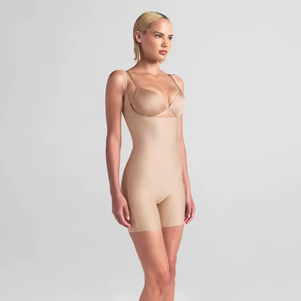 SKIMS Body Zoned Clay Open Bust Bodysuit size Small NWT Authentic - Image 2