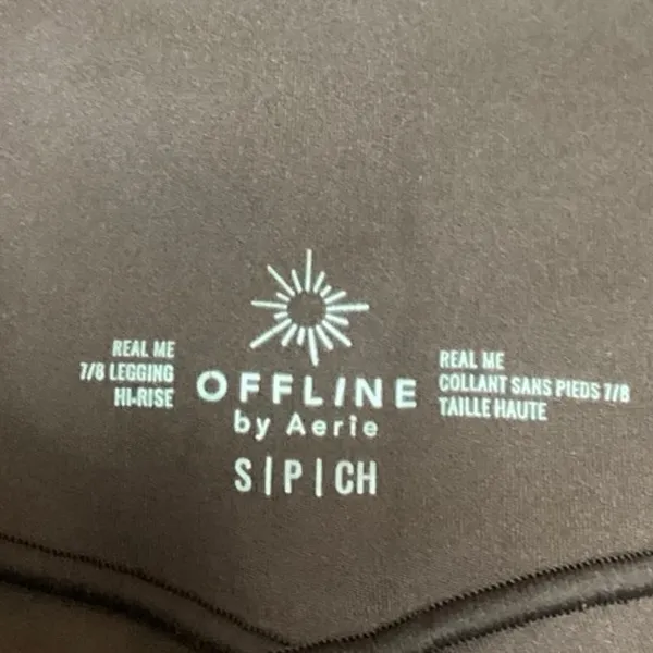 Offline by Aerie Women's Brown High Rise Stretchable Activewear Leggings Size S - Image 4
