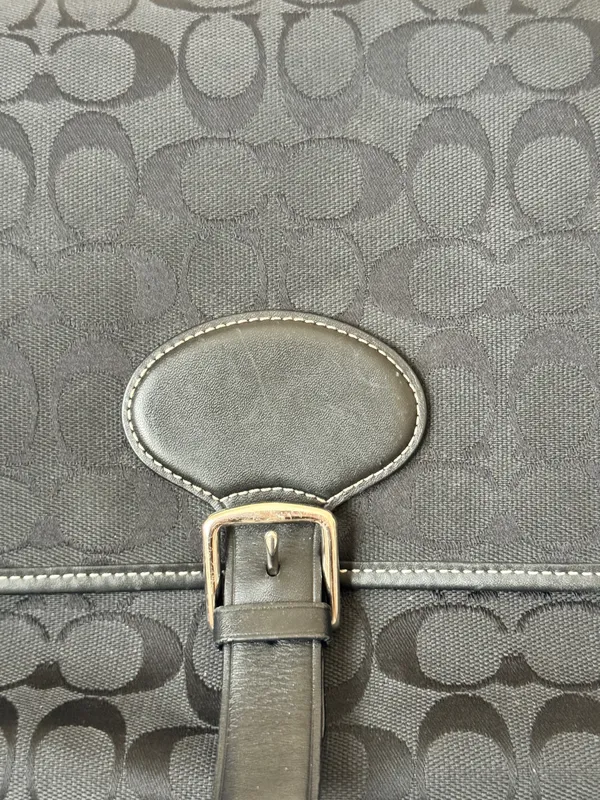 Coach Black Canvas Crossbody - Image 8