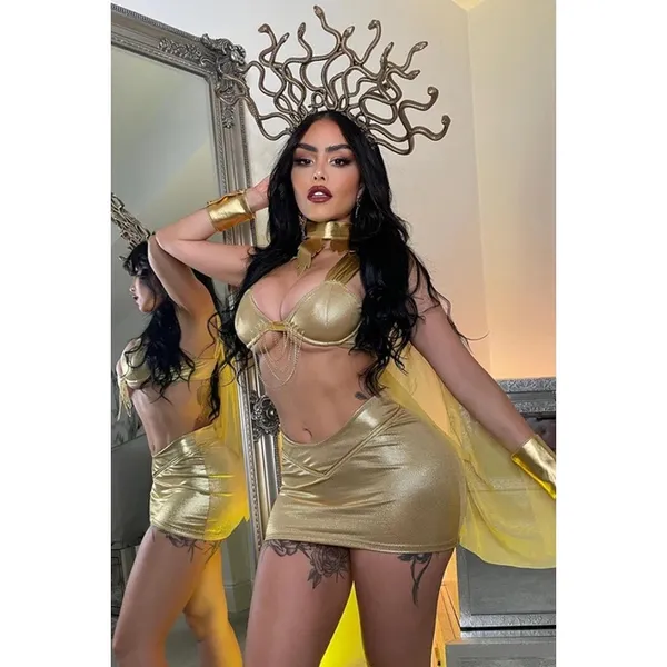 NEW Forplay Medusa Punishment is Beauty Costume Size Medium Large - Image 11
