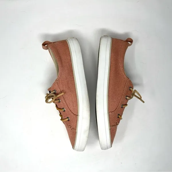 Sperry Women’s Crest Vibe Canvas Sneakers Terracotta 9.5 Excellent Condition - Image 6