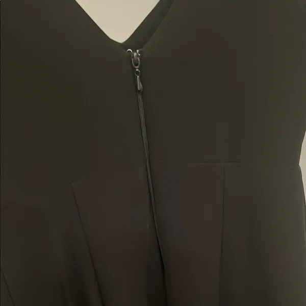 Show Me Your MuMu Black Sleeveless V-Neck Maxi Dress - Image 2