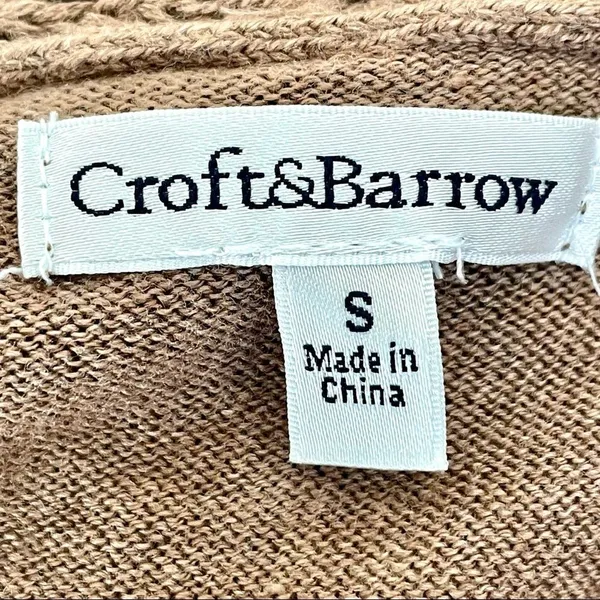 Croft & Barrow brown sweater vest - Image 8