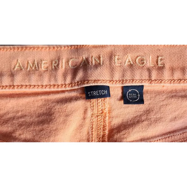 American‎ Eagle Womens Soft Grunge Orange Shorts Stretched, 12 - Image 3