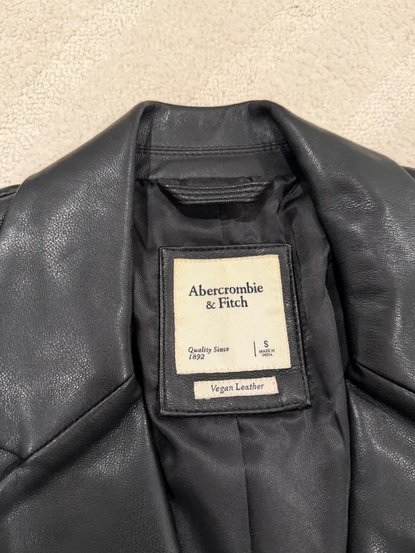 Abercrombie Leather Blazer - Image 2
