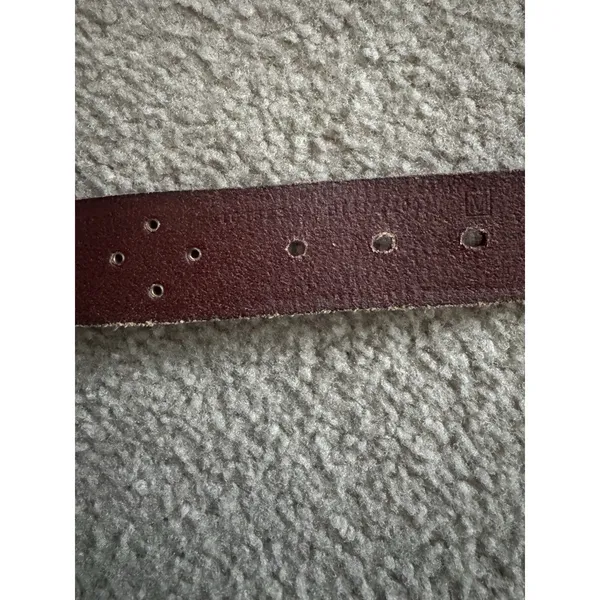 Fossil women's Brown Braided leather Belt Size M - Image 8