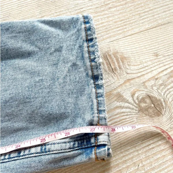 Abercrombie Curve Love Ultra High Rise Ankle Straight Jeans | 4 Long - Image 8