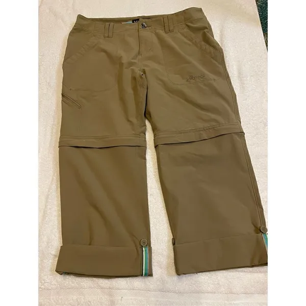 Marmot Women’s Brown Convertible Hiking Pants/ Outdoor/ Camping/Capri Size 6 - Image 9