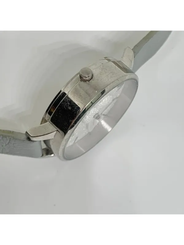 Olivia Burton London watch 3D bee dial 34mm stainless steel gray leather running - Image 9