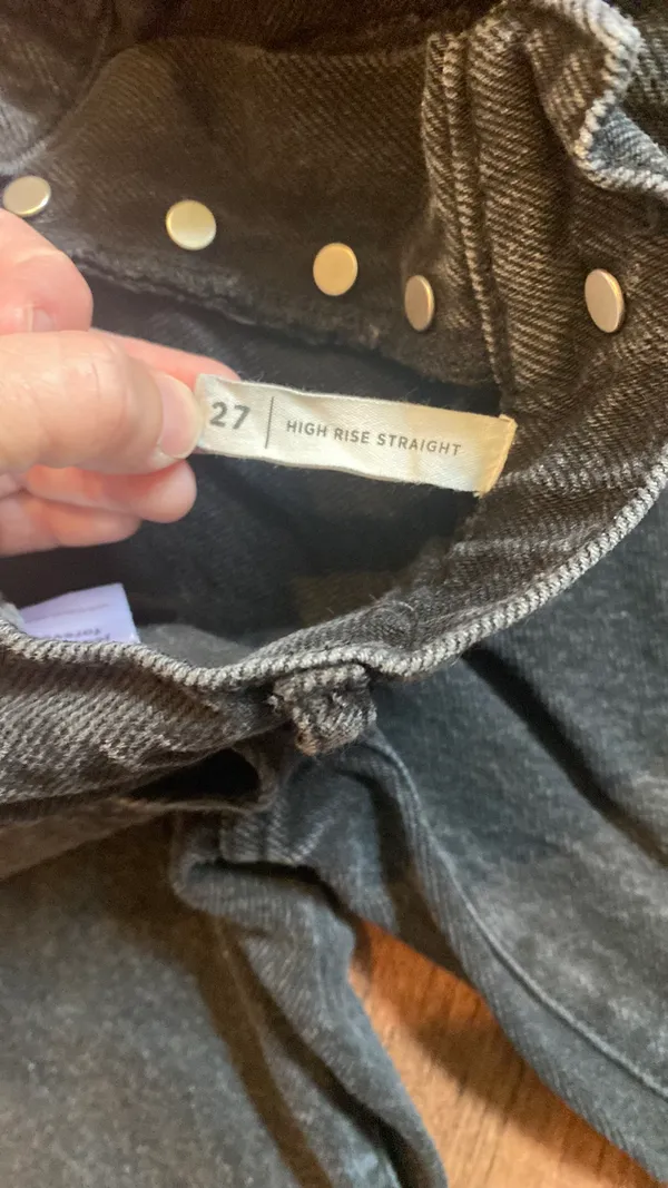 High Waisted Black Jeans - Image 2