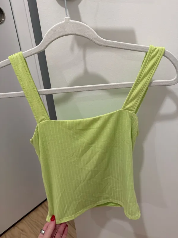 Lovers + Friends Lime Green Crop Top Size XS - Image 2