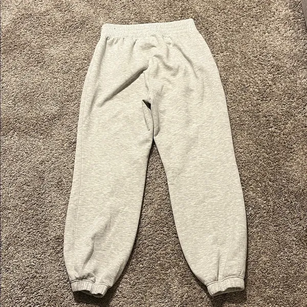 Abercrombie & Fitch YPB Neoknit Women's Gray‎ Jogger Sweatpants Medium - Image 9