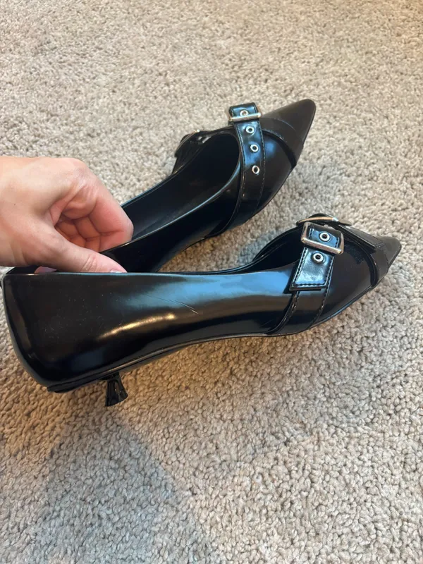 New Free People Black Shoes 7.5 - Image 3