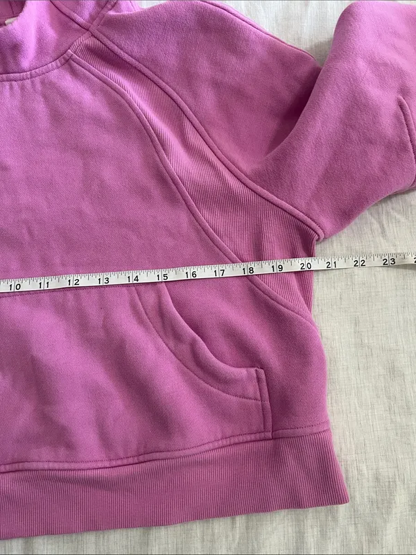 Lululemon Scuba Oversized Hoodie Cropped Pink Size‎ XS/S - Image 6