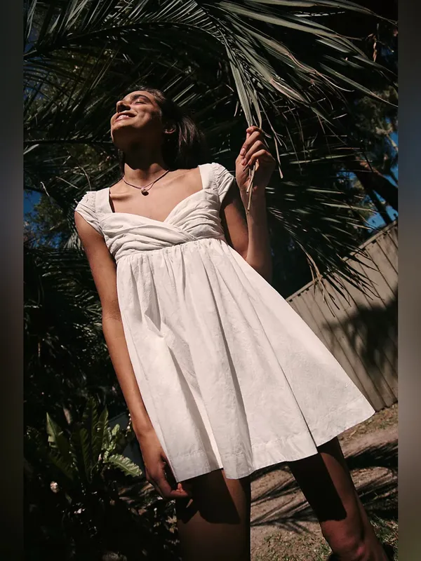 Free People Sunbeam Mini Dress Size XS - Image 2