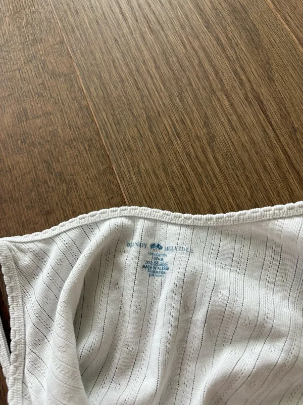 White Brandy Melville Tank Top - Image 3