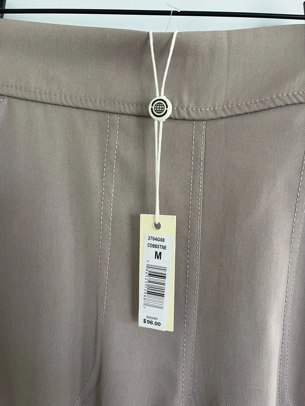 Max Studio Beige Wide-Leg Pants - Image 2
