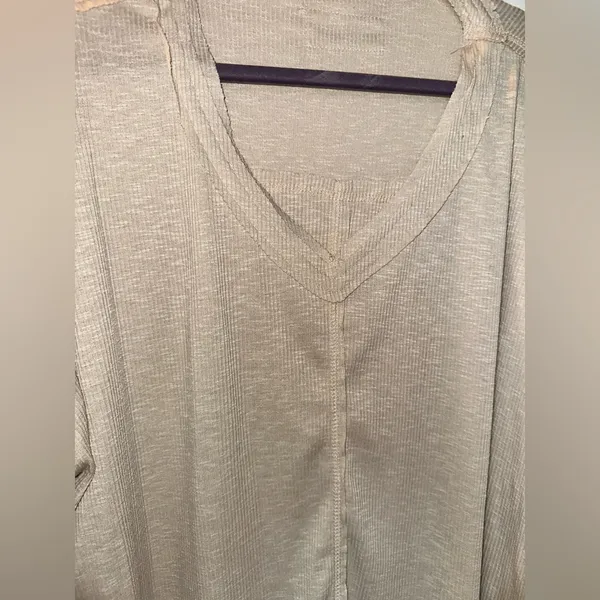 NWOT POL Casual Saturday Oatmeal Top - Image 6