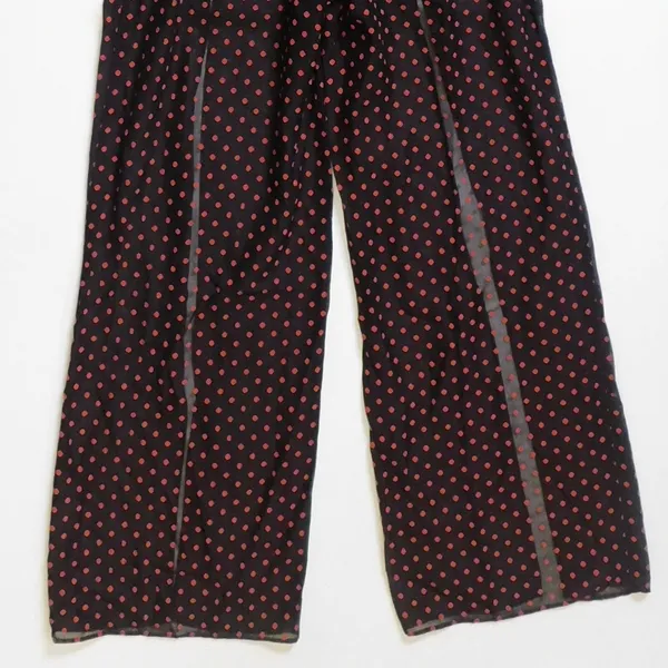 NWT!! THE FIFTH LABEL Titania Jumpsuit Black Red Clip Dot Dots Ruffle X-Small - Image 9