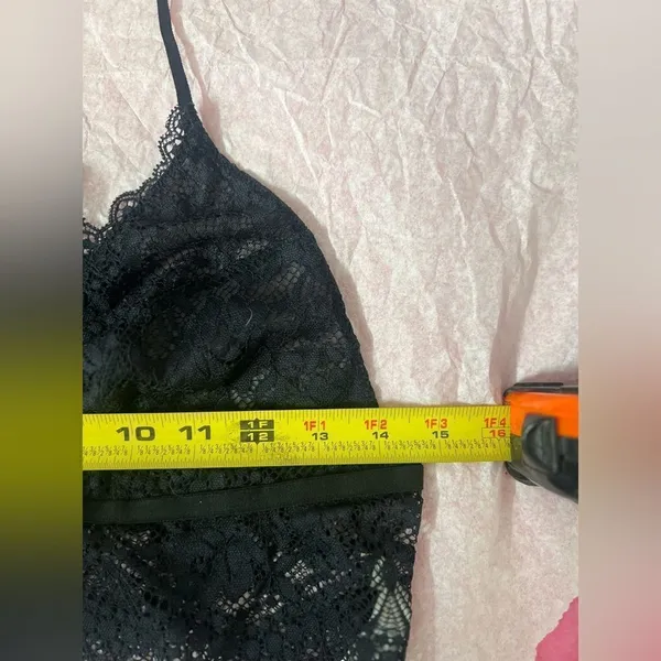 Black laced top Black Size M - Image 7