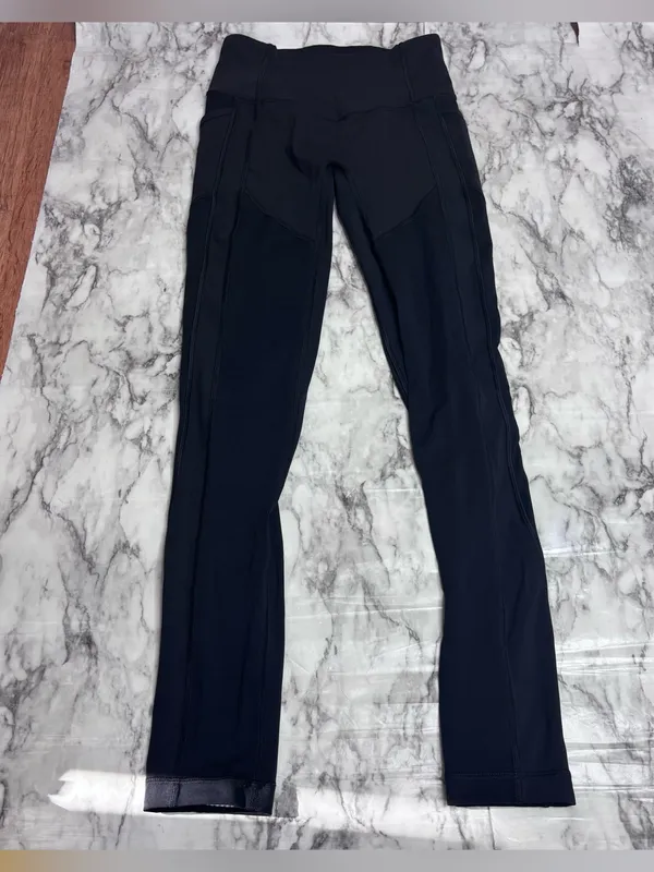 lululemon athletica black High Rise Performance Leggings size 4 - Image 5